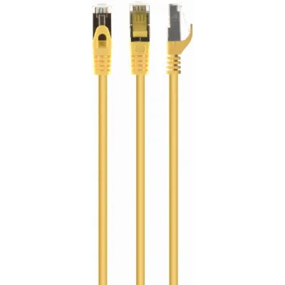 Патч-корд 30м S/FTP Cat 6A CU LSZH yellow Cablexpert (PP6A-LSZHCU-Y-30M)