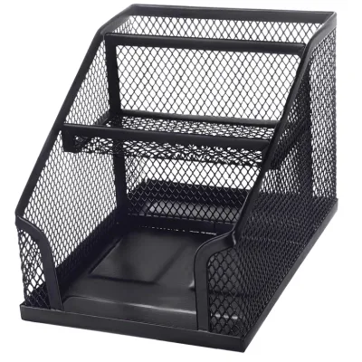 Підставка для дрібниць Buromax 152 x 102 x 103 мм, металева, чорна (BM.6245-01)