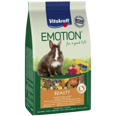 Корм для гризунів Vitakraft Emotion для декоративних гризунів та кроликів 600 г (4008239337450)