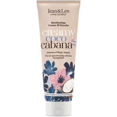 Крем для душу Jean & Len Cream-Oil Body Wash Rich Oat Milk & Coconut Oil 250 мл (4260602122715)