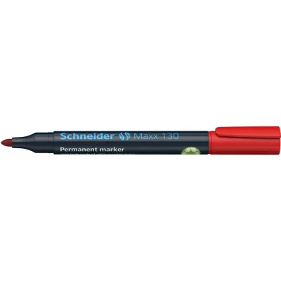 Маркер Schneider MAXX 130 перманентний 2-3 мм, червоний (S113002)