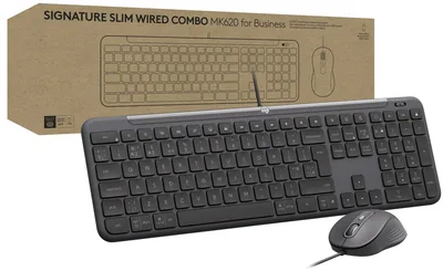 Комплект Logitech Signature Slim MK620 for Business USB-C UA Graphite (920-013349)