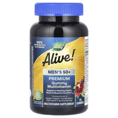 Мультивітамін Nature's Way Мультивітаміни преміум для чоловіків 50+, смак апельсин, ві (NWY-15898)