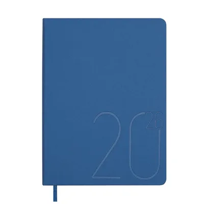 Тижневик Buromax датований 2026 STEEL, А5 темно-синій (BM.2127-03)