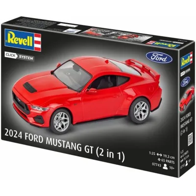 Збірна модель Revell модель автомобіль Ford Mustang GT 2024, рівень 2, 1:25 (RVL-07743)