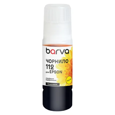 Чорнило Barva Epson 112 70 мл, special, OneKey, yellow (E112-820e)