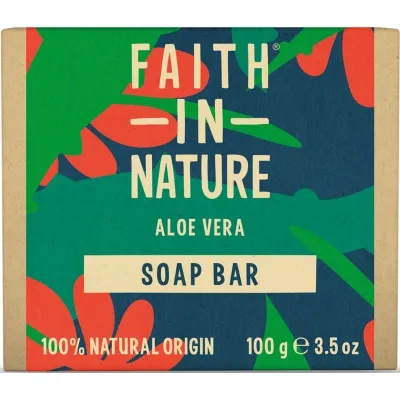 Тверде мило Faith in Nature Натуральне З алое вера 100 г (708002100741)