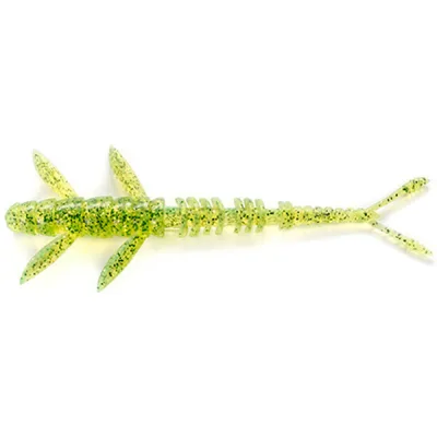 Силікон рибальський FishUP Flit 2" 026 - Flo Chartreuse/Green (9шт/уп) (1864.01.30)