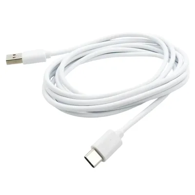 Дата кабель USB 2.0 AM to USB-C 2.0m white Dengos (PLS-TC-2M-WHITE)