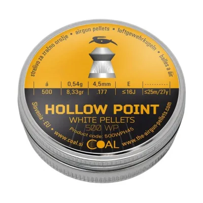 Пульки Coal Hollow Point 4,5 мм 500 шт/уп (500WPH45)