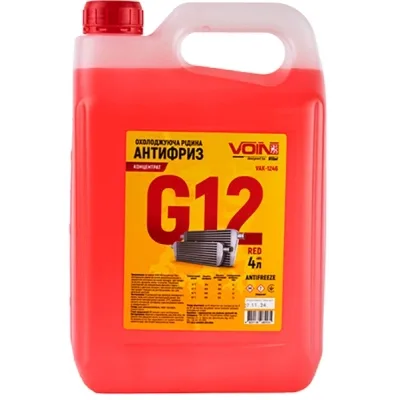 Антифриз VOIN G12 концентрат Red 4л (VAK-1246)