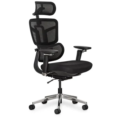 Офісне крісло Mealux S4 Air Fabric Black (HF-S4 F/B)
