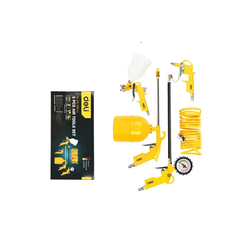 Набір інструментів Deli пневматичних 5 шт (EDL-QPQ-990G-5)