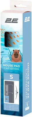 Ігрова поверхня 2E Capybarra S Blue (2E-PAD-S-CAPY-BLUE)