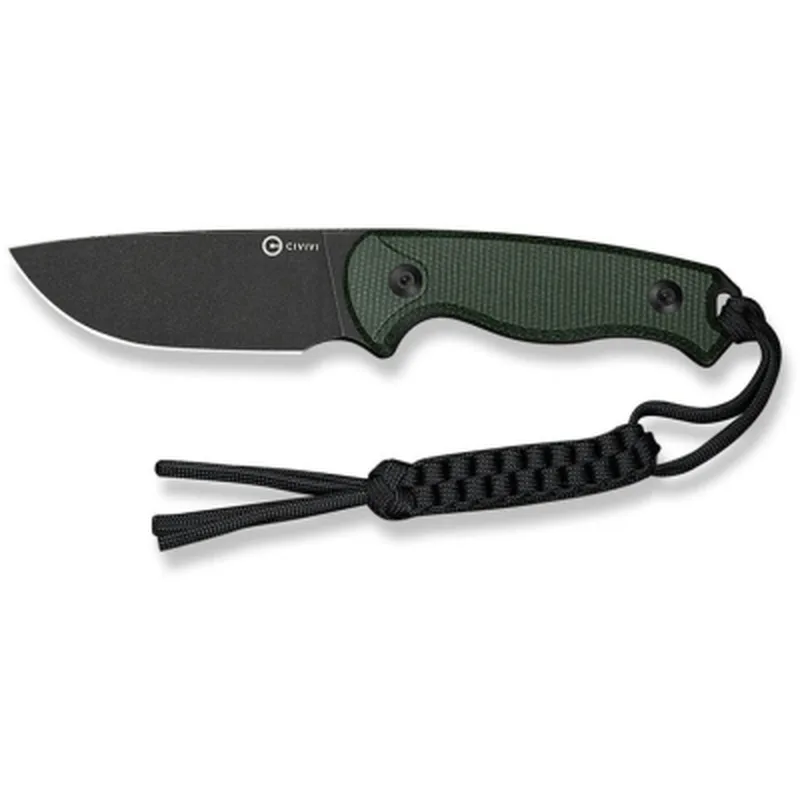 Ніж Civivi Timberbark, Green Micarta, Darkwash (C23094-3)