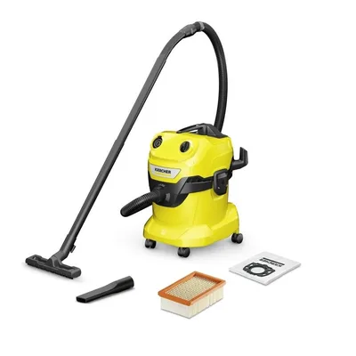 Пилосос будівельний Karcher WD 4 V-20/5/22, 1000Вт 20л, 6.8кг (1.628-209.0)