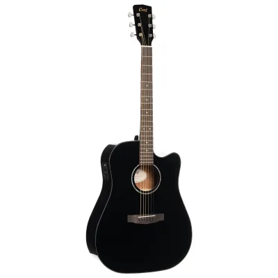 Гітара електроакустична Cort Earth 60CE Black Gloss