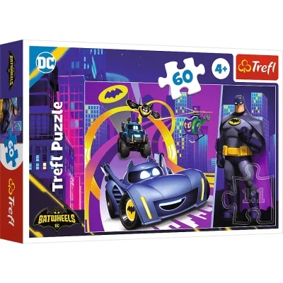 Пазл Trefl Batwheels Бетмен і його машини 60 елементів (5900511174007)