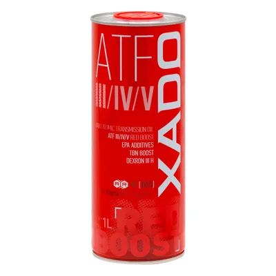 Трансмісійна олива Xado Atomic Oil ATF III/IV/V Red Boost 1л (XA 26129)