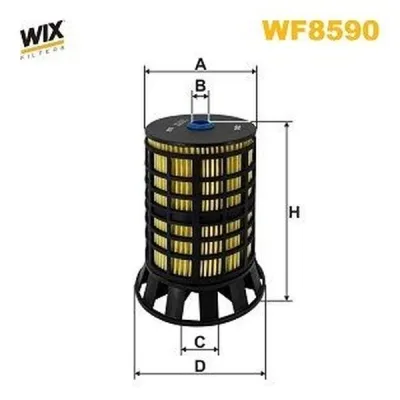 Фільтр паливний Wixfiltron WF8590