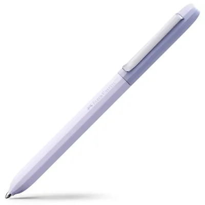 Ручка кулькова Faber-Castell поворотна серії AVORI Dream Weaver, колір корпусу фіолетовий, синя ХВ (1,0 мм) (33070)