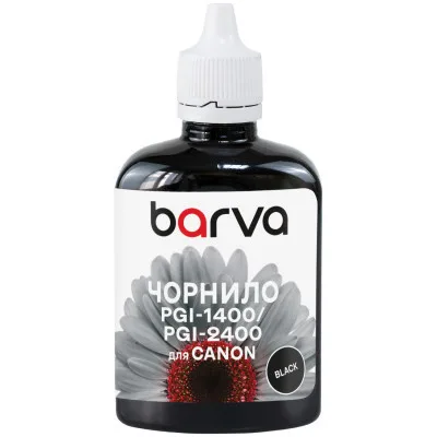 Чорнило Barva Canon PGI-1400/PGI-2400 100 мл, BK Pigm. (C1400-924)