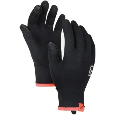 Рукавиці Ortovox 185 Rock'N'Wool Glove Liner Wms black raven - M - чорний (025.001.1254)