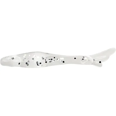 Силікон рибальський FishUP Aji Tiny 1.5" 411 - UV Clear/Silver (12шт/уп) (1864.14.83)