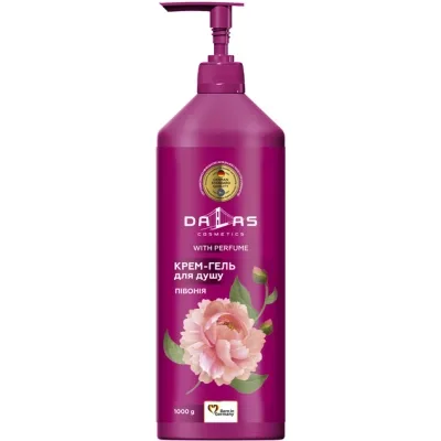 Гель для душу Dalas Cosmetics Півонія 1000 г (4823128000266)