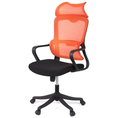 Офісне крісло Аклас Доріан BL TILT Помаранчевий (K-09 Orange OS-3000 Black) (00144001)