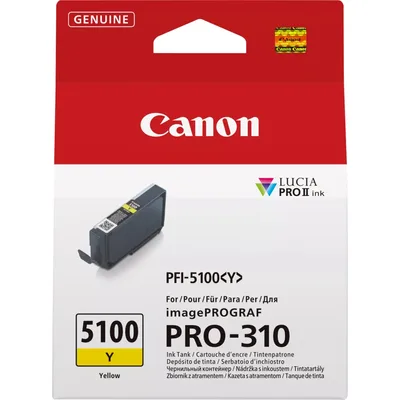 Картридж Canon PFI-5100 Yellow (6955C001)