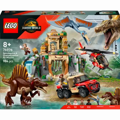 Конструктор LEGO Jurassic World Повітряна місія зі спинозавром (76976)