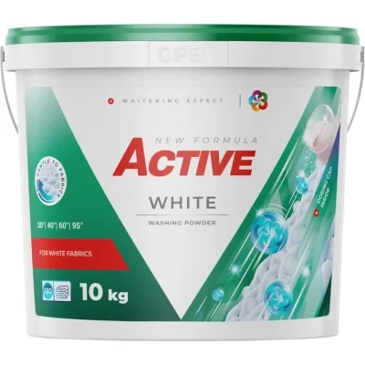 Пральний порошок Active PR White З ароматом свіжості 10 кг + Дозатор (4820196011194)