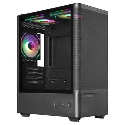 Корпус для ПК Prologix Lumi GM-01MAB Mesh Black