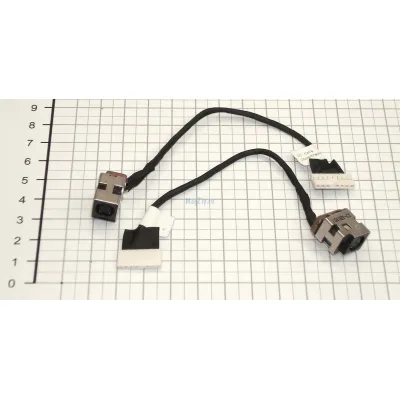 Роз'єм живлення ноутбука з кабелем для HP PJ270 (7.4mm x 5.0mm + center pin), 8(7)-pi Универсальный (A49035)