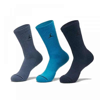 Шкарпетки Nike U ED CUSH POLY CREW 3PR 144 DX9632-907 46-50 3 пари Синій/Темно-синій/Блакитний (196605004618)