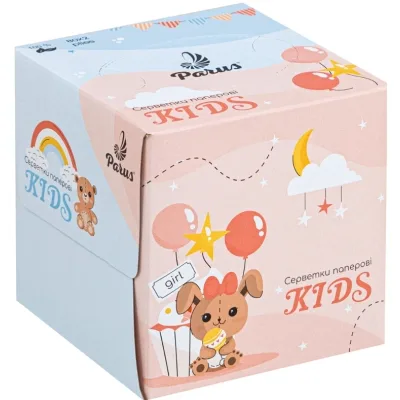 Серветки косметичні Parus 2 шари 80 шт. (4820205440465)