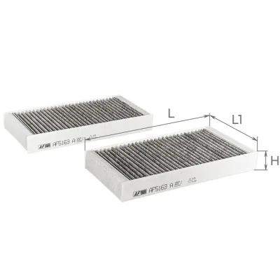 Фільтр салону ALPHA FILTER AF5163a-2