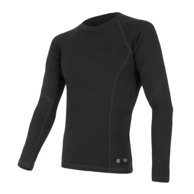 Термокофта Sensor Merino DF LS black 15100021 S (SM11M-black-S)