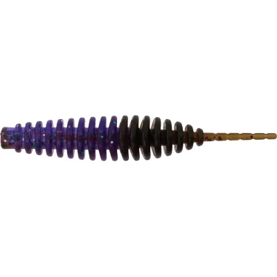 Силікон рибальський FishUP Tanta 2" 242 - Dark Violet/Pumpkin Brown (9шт/уп) (1864.01.12)