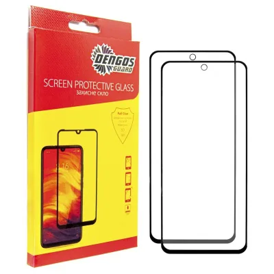 Скло захисне Dengos Oppo A5 4G Black 2 pcs (DG-TG2P-78)