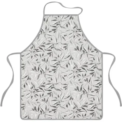 Фартух Ardesto Grey leaves 60х80см, 100% поліестер, cірий (ART12GL)