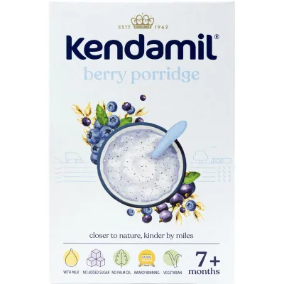 Дитяча каша Kendamil Молочна з ягодами з 7 місяців 150 г (92000151)