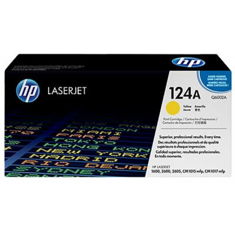 Картридж HP CLJ 124A Yellow, CLJ 1600/2600 (Q6002A)