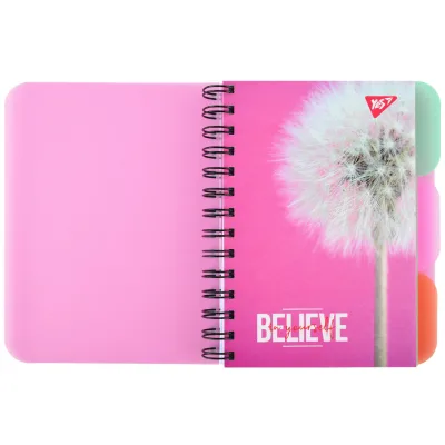 Блокнот Yes В6 Believe in yourself 144 аркуша пластикова обкладинка (681986)