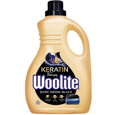 Гель для прання Woolite Для чорних, темних та джинсових тканин З кератином 1.8 л (5900627090451)