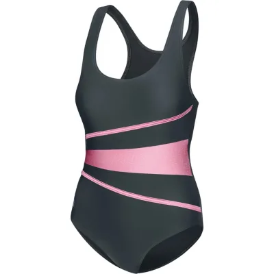 Купальник Aqua Speed Stella Lady 299-33 графітовий, рожевий 42 (5905718629640)