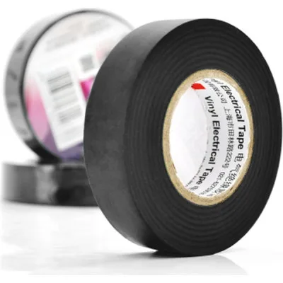 Ізоляційна стрічка 3M 0.13мм x 18мм x 10м Black, от -10°С до +80°С (3M/0,13/18/10-BK)
