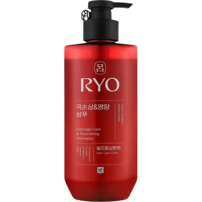 Шампунь Ryo Damage Care & Nourishing Shampoo 480 мл (8809803590297)