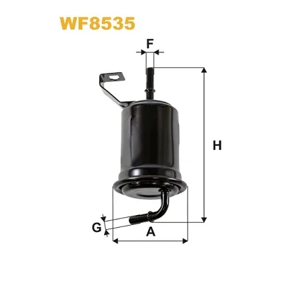 Фільтр паливний Wixfiltron WF8535